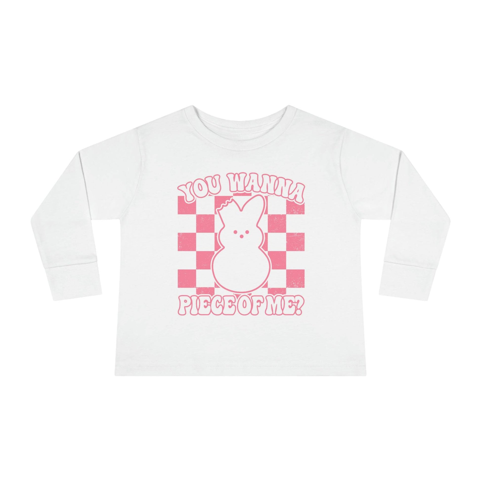 Easter Peeps, Toddler Long Sleeve Tee (PINK PEEPS), Brand63