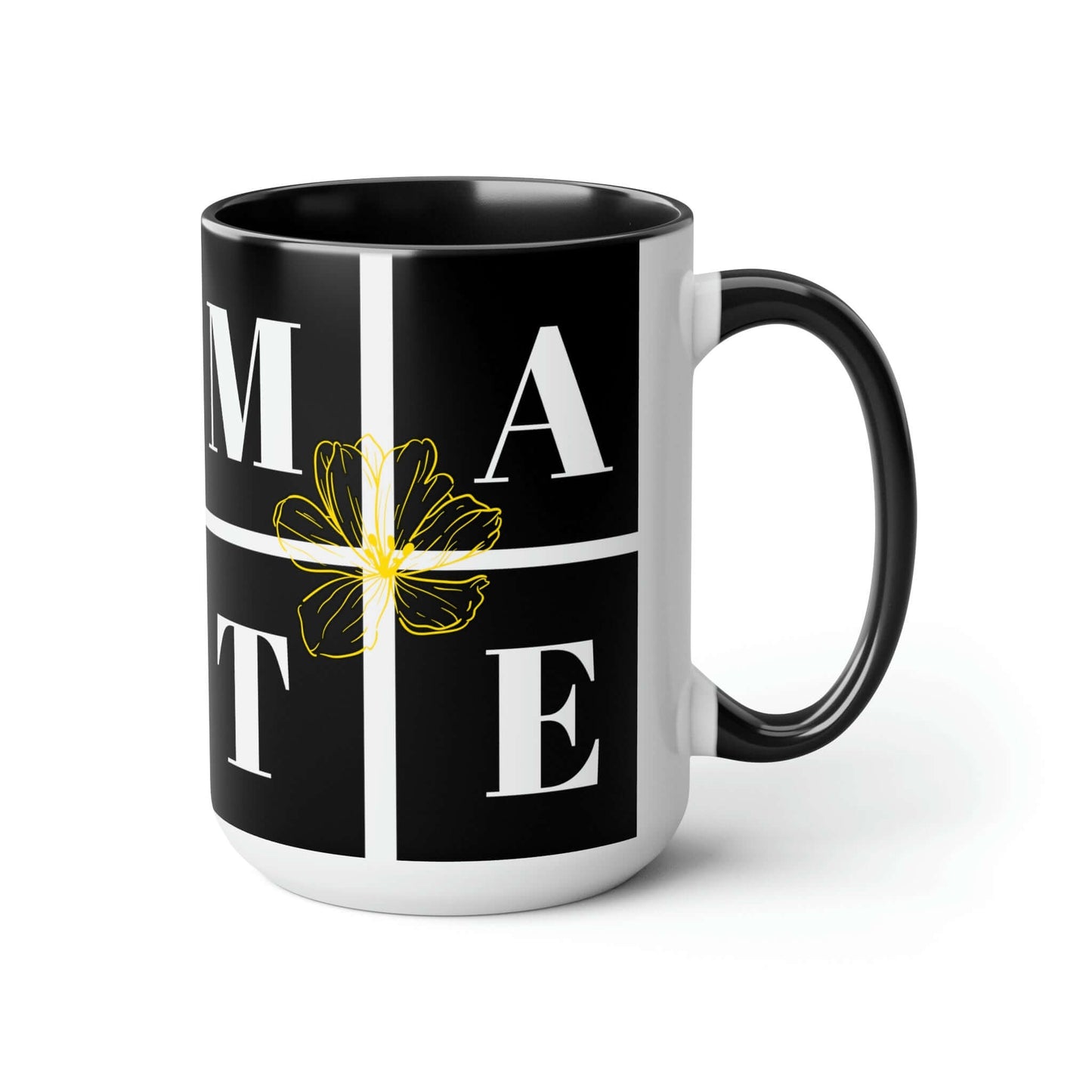 Exclusive "SOUL MATE" Coffee Mugs, 15oz - Two Tone, Brand63