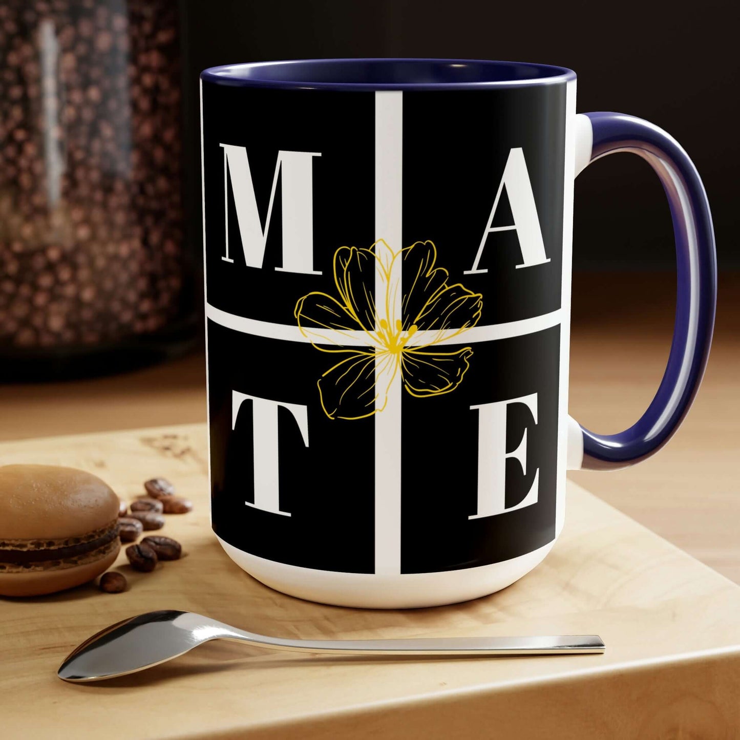 Exclusive "SOUL MATE" Coffee Mugs, 15oz - Two Tone, Brand63