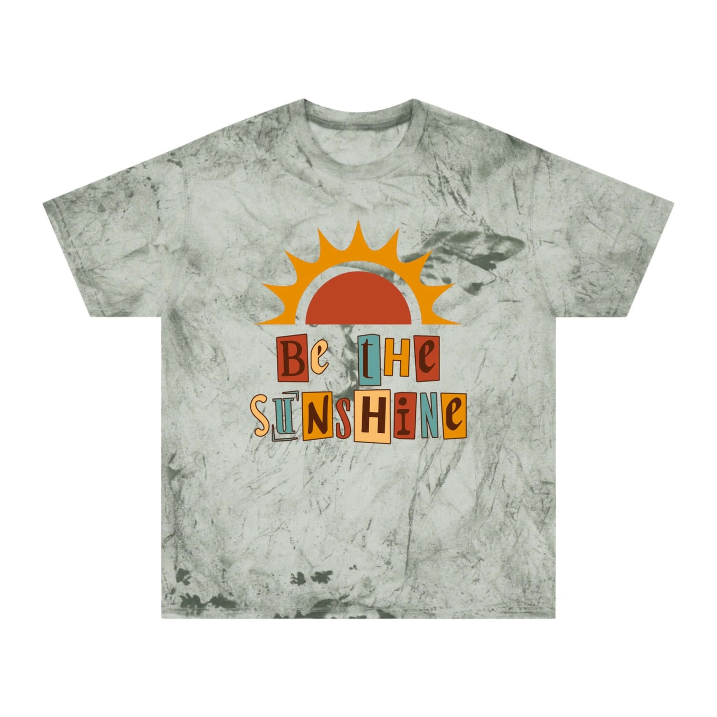 Exclusive Sunshine Color Blast T-Shirt | Front & Back Design, Brand63