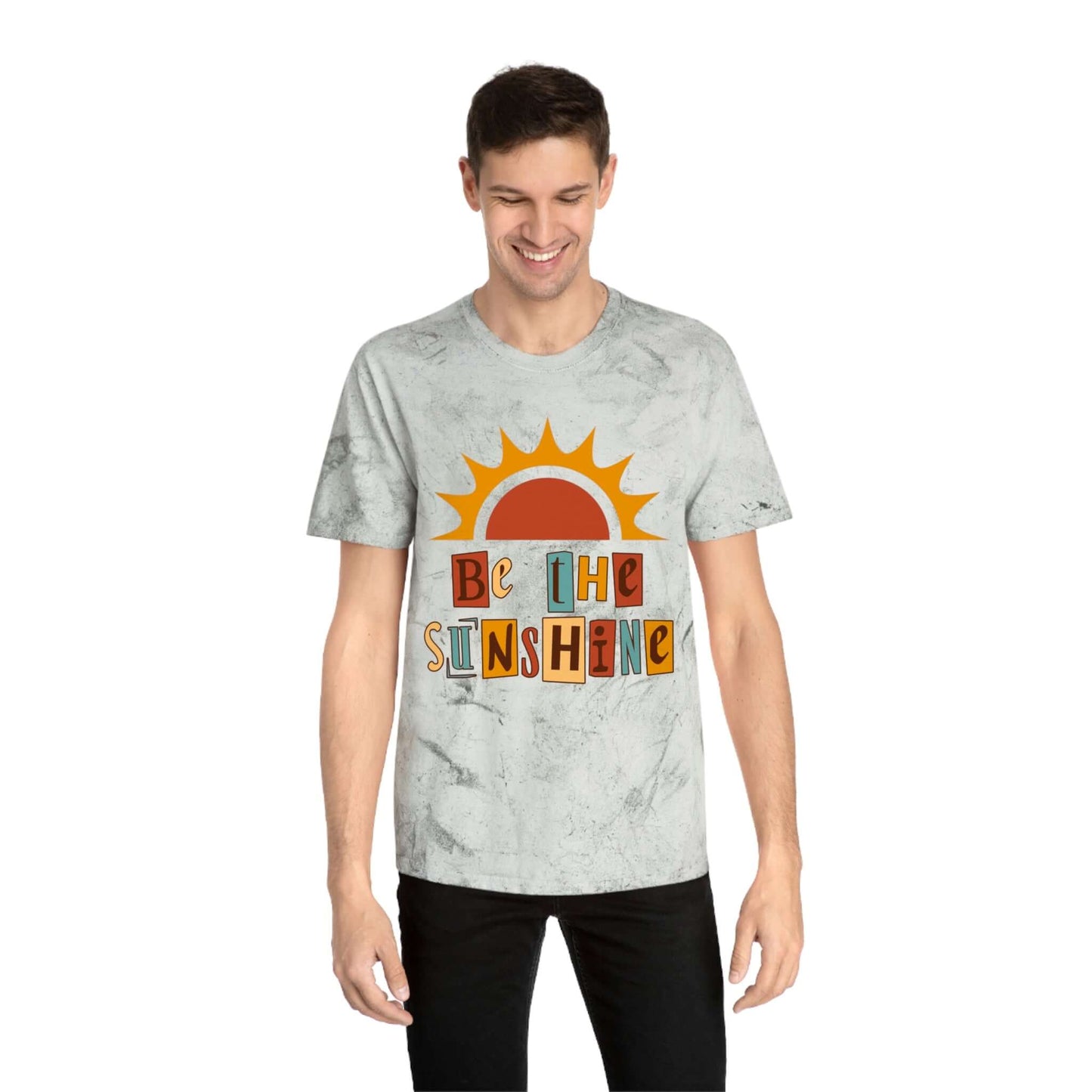 Exclusive Sunshine Color Blast T-Shirt | Front & Back Design, Brand63
