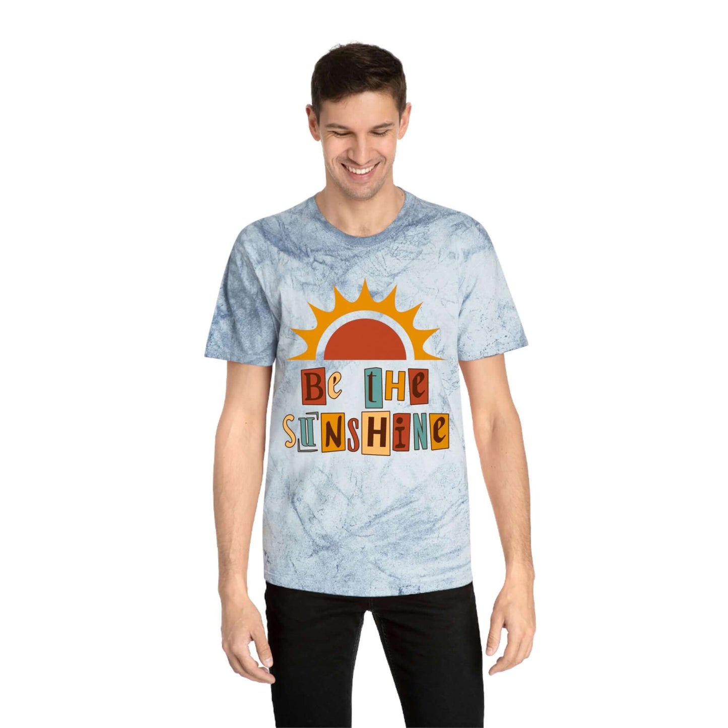 Exclusive Sunshine Color Blast T-Shirt | Front & Back Design, Brand63