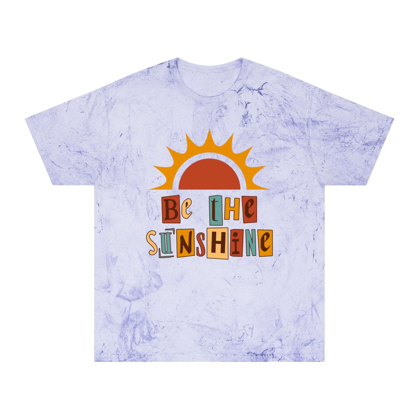 Exclusive Sunshine Color Blast T-Shirt | Front & Back Design, Brand63