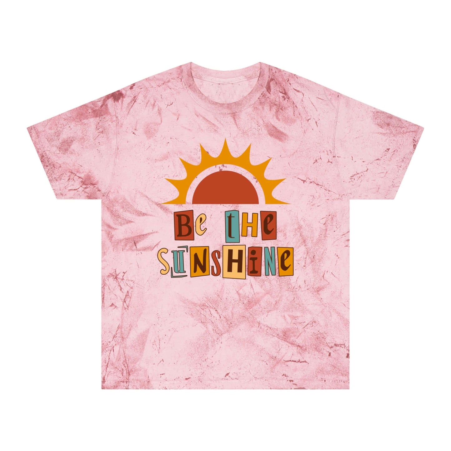 Exclusive Sunshine Color Blast T-Shirt | Front & Back Design, Brand63