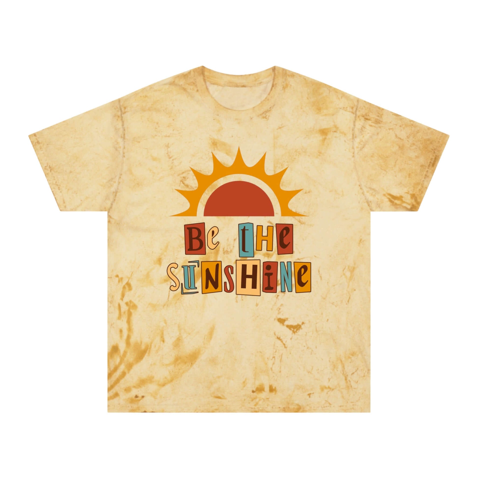 Exclusive Sunshine Color Blast T-Shirt | Front & Back Design, Brand63