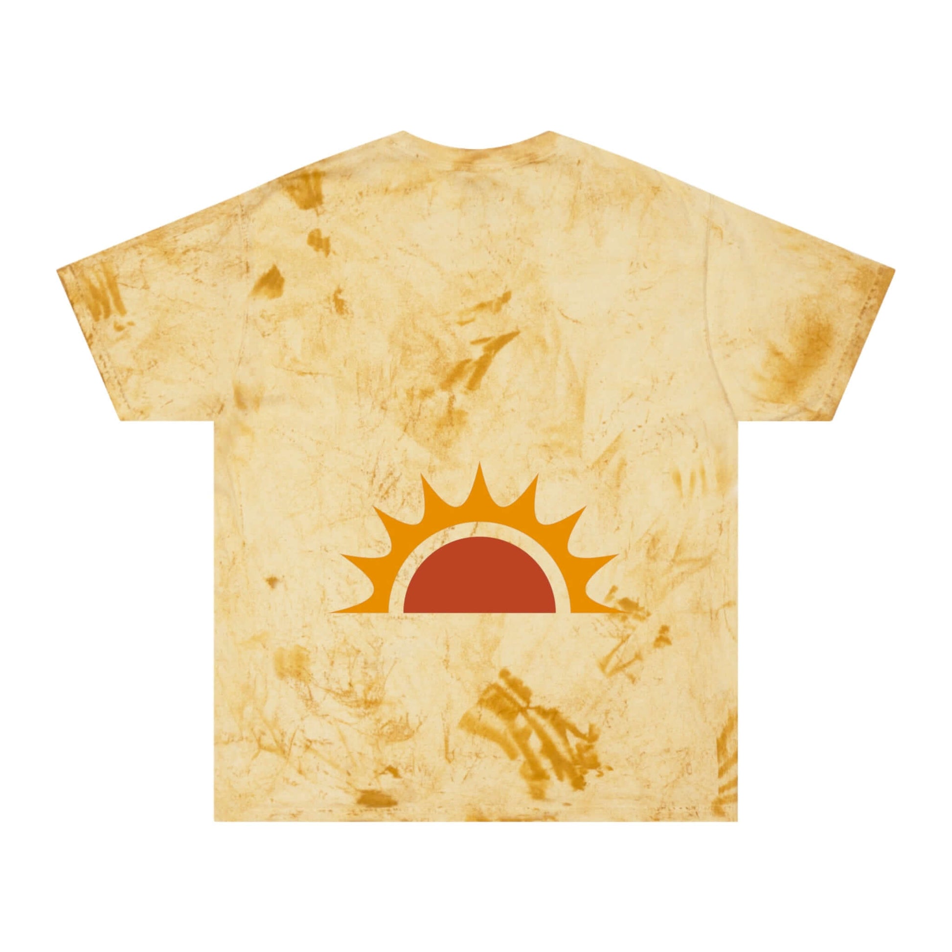 Exclusive Sunshine Color Blast T-Shirt | Front & Back Design, Brand63