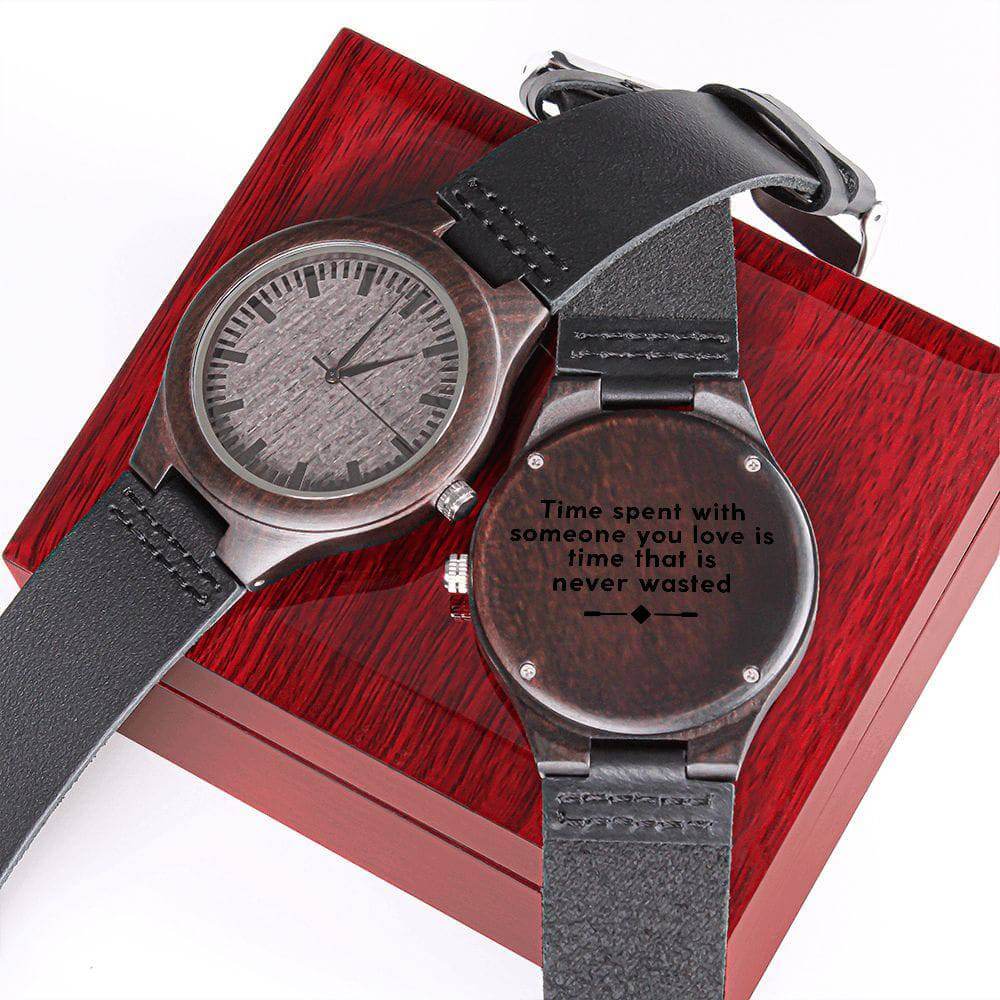 Exquisite Mon Trésor Engraved Wooden Watch, Brand63