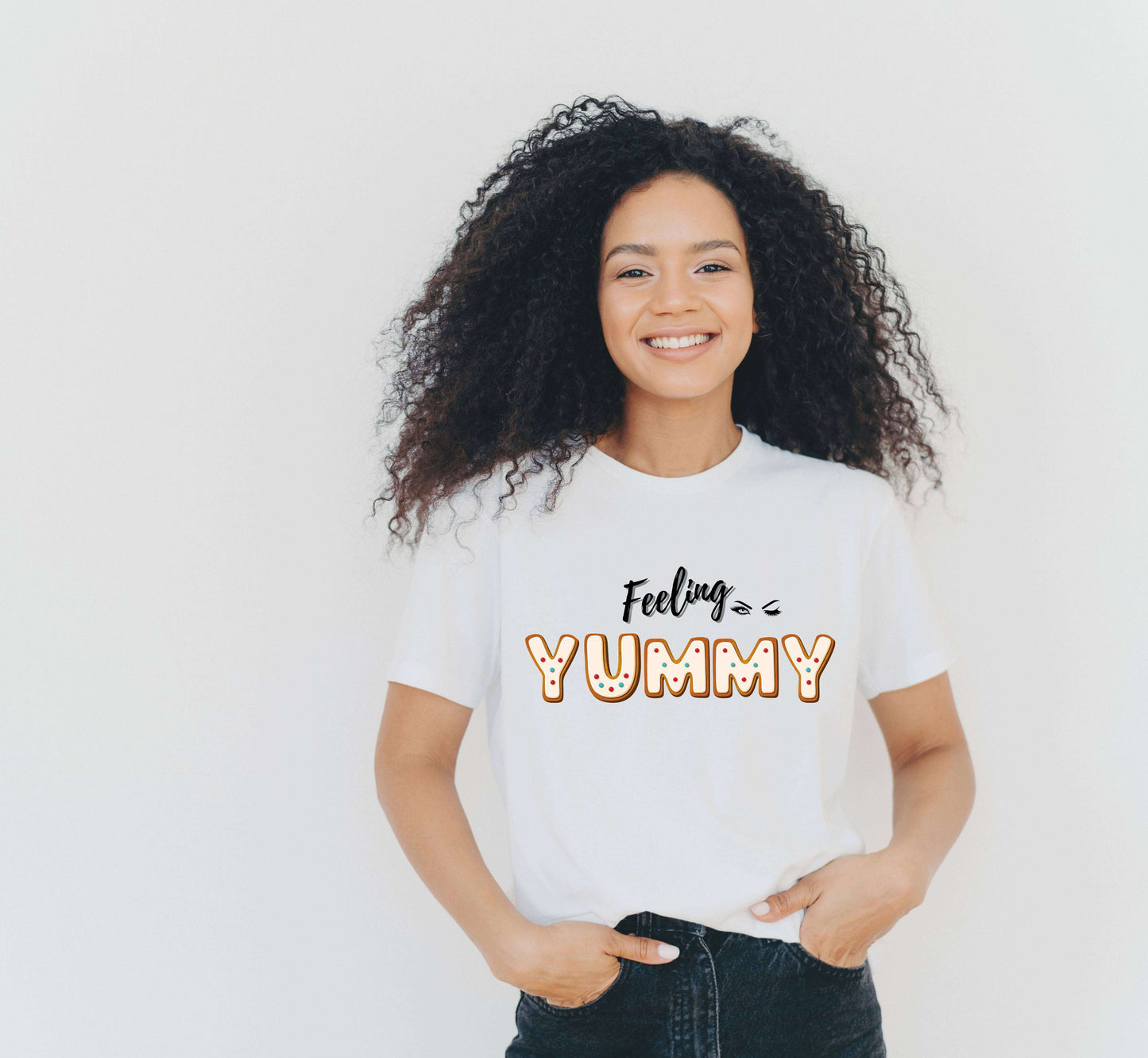 Feeling YUMMY Flirty TShirt, Gingerbread Cookie Tee, Great Gift Idea, Gift For Her, New Year Tee, Flirt With Me Shirt, Brand63