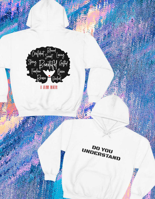 I AM HER Plus Size Hoodie, Brand63