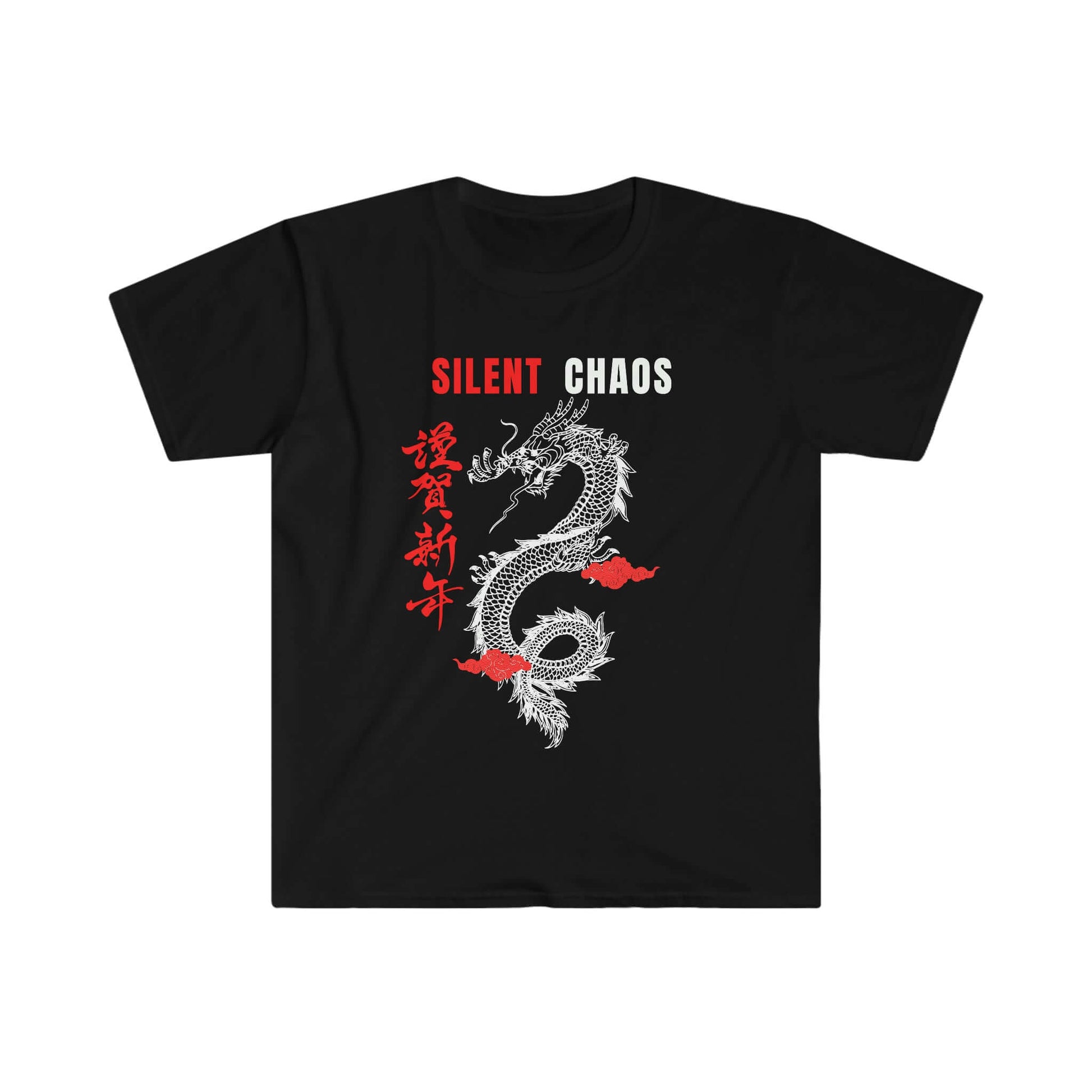 Japanese Dragon Silent- Chaos Tee | Front & Back Designs, Brand63