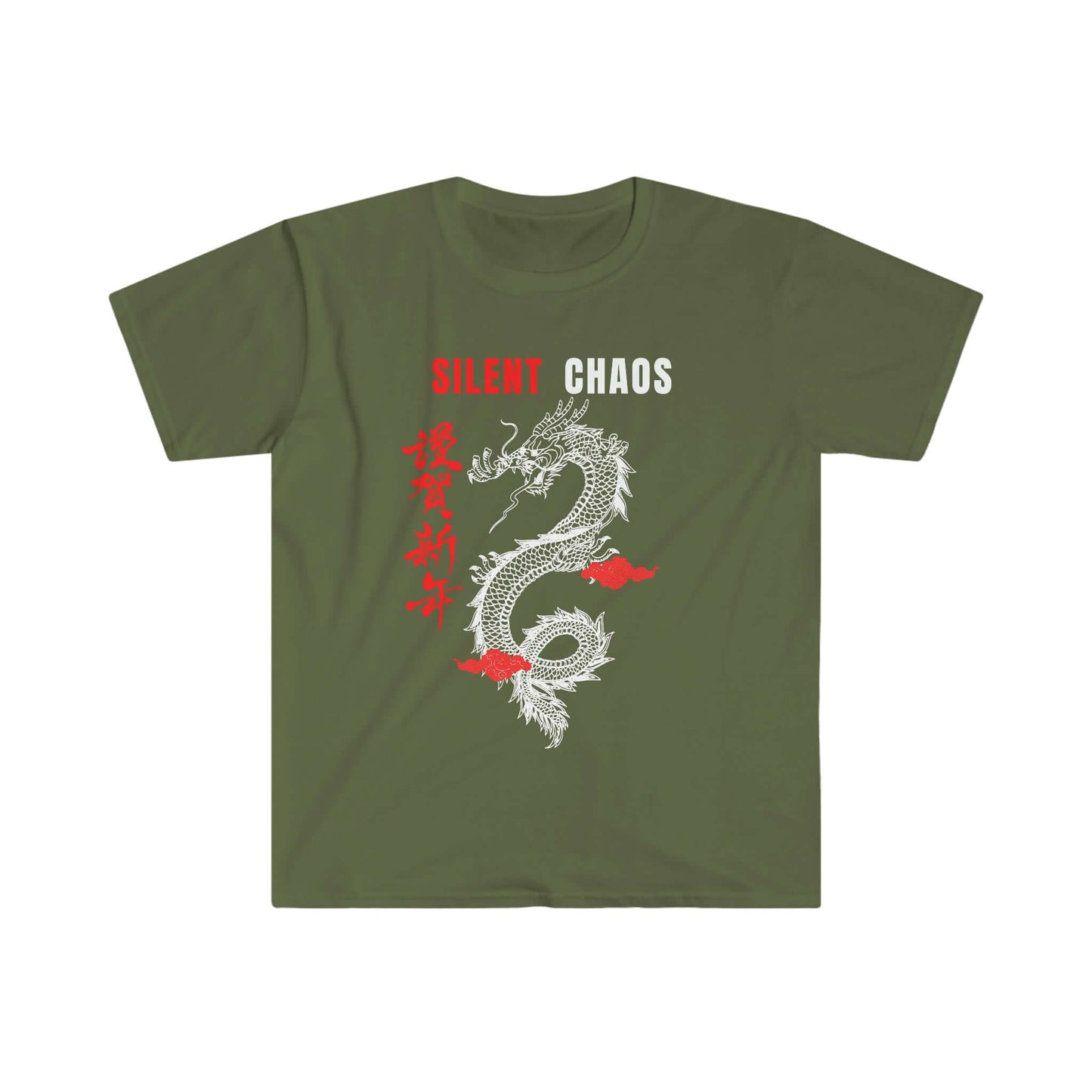 Japanese Dragon Silent- Chaos Tee | Front & Back Designs, Brand63