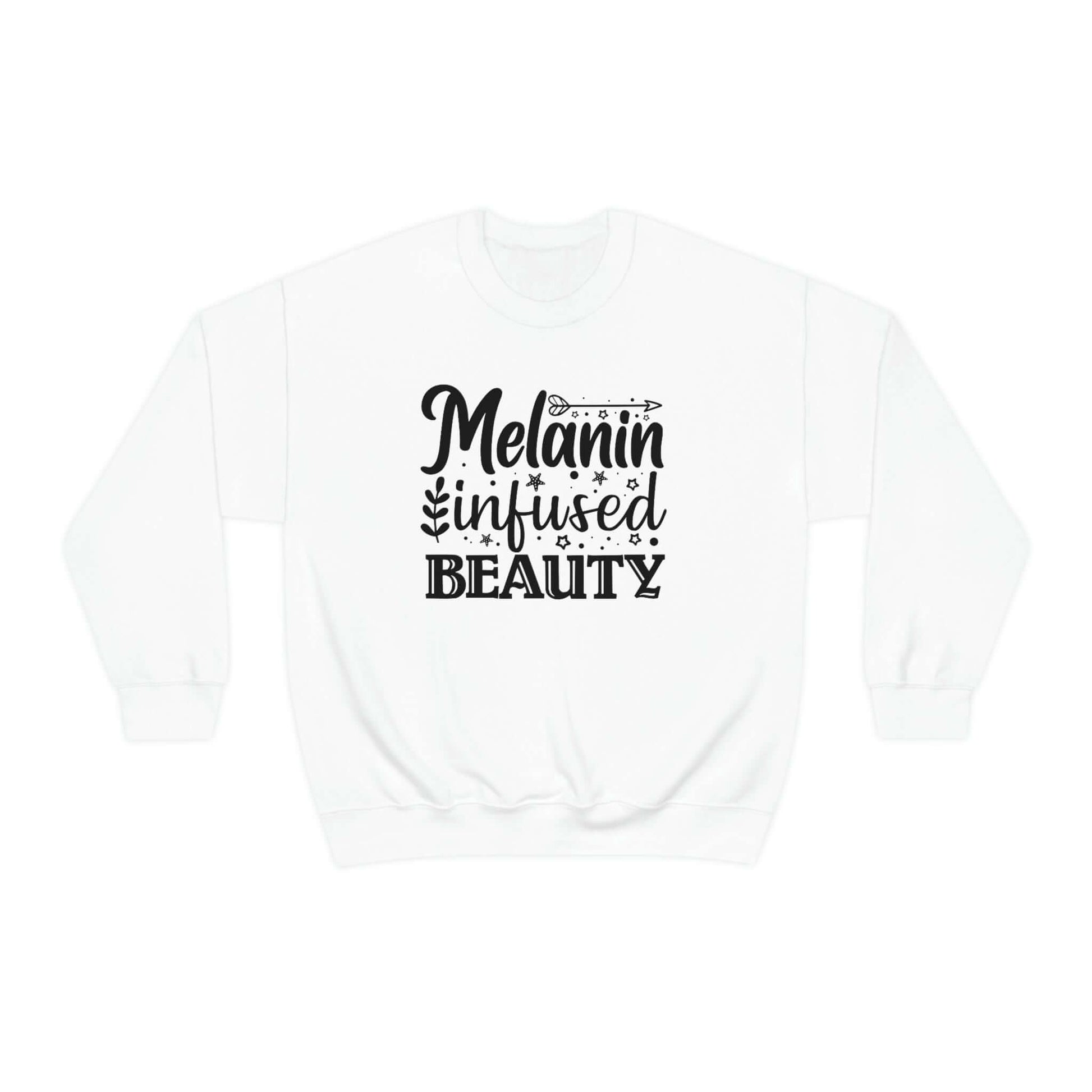 Melanin Infused Beauty Sweatshirt for Women - Spread Positivity and Radiate Confidence, Brand63