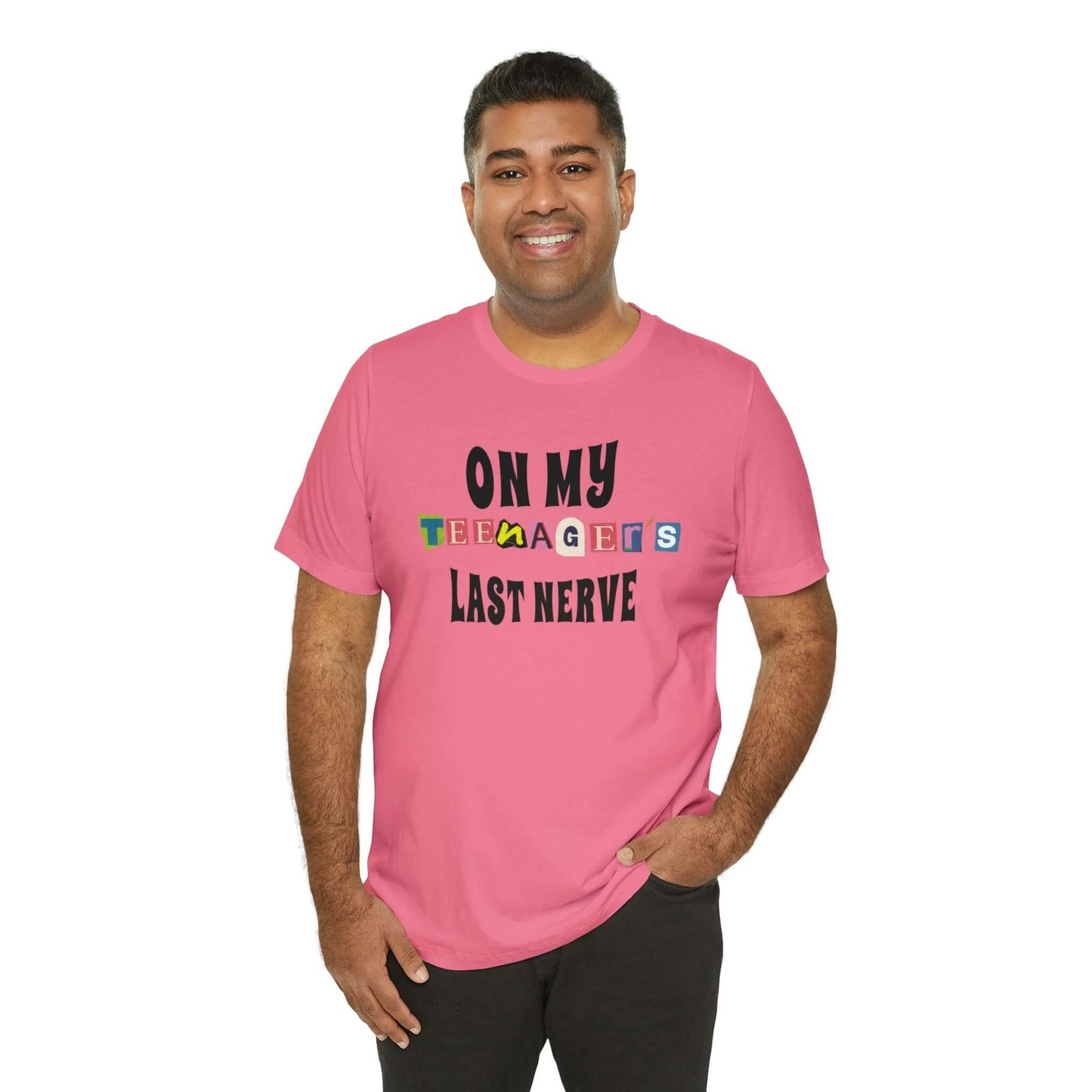 ON MY TEENAGER'S LAST NERVE - Funny Jersey Tee for Parents, Brand63