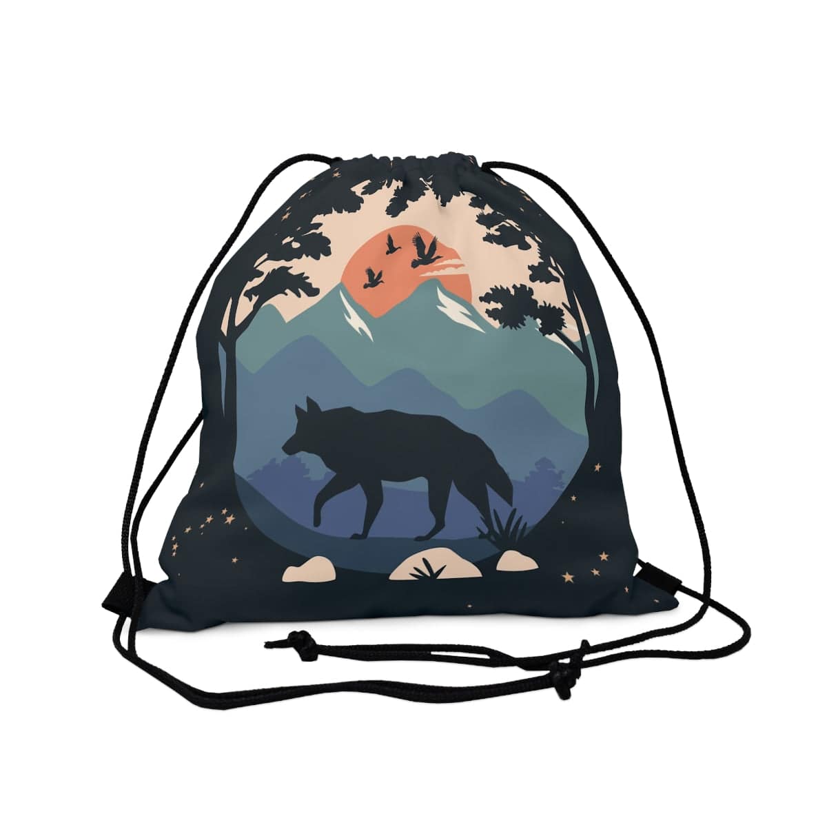 Outdoors Cool Pic Drawstring Bag, Spacious Bag Backpack, Soft Sturdy Drawstring Backpack, Fun Gift for Birthday Holidays or Back T, Brand63