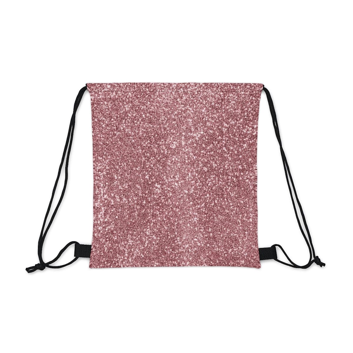 Pink Glitter Diamonds Drawstring Bag, Spacious Backpack, Soft Sturdy Drawstring Backpack, Fun Gift for Birthday Holidays or Back To School, Brand63