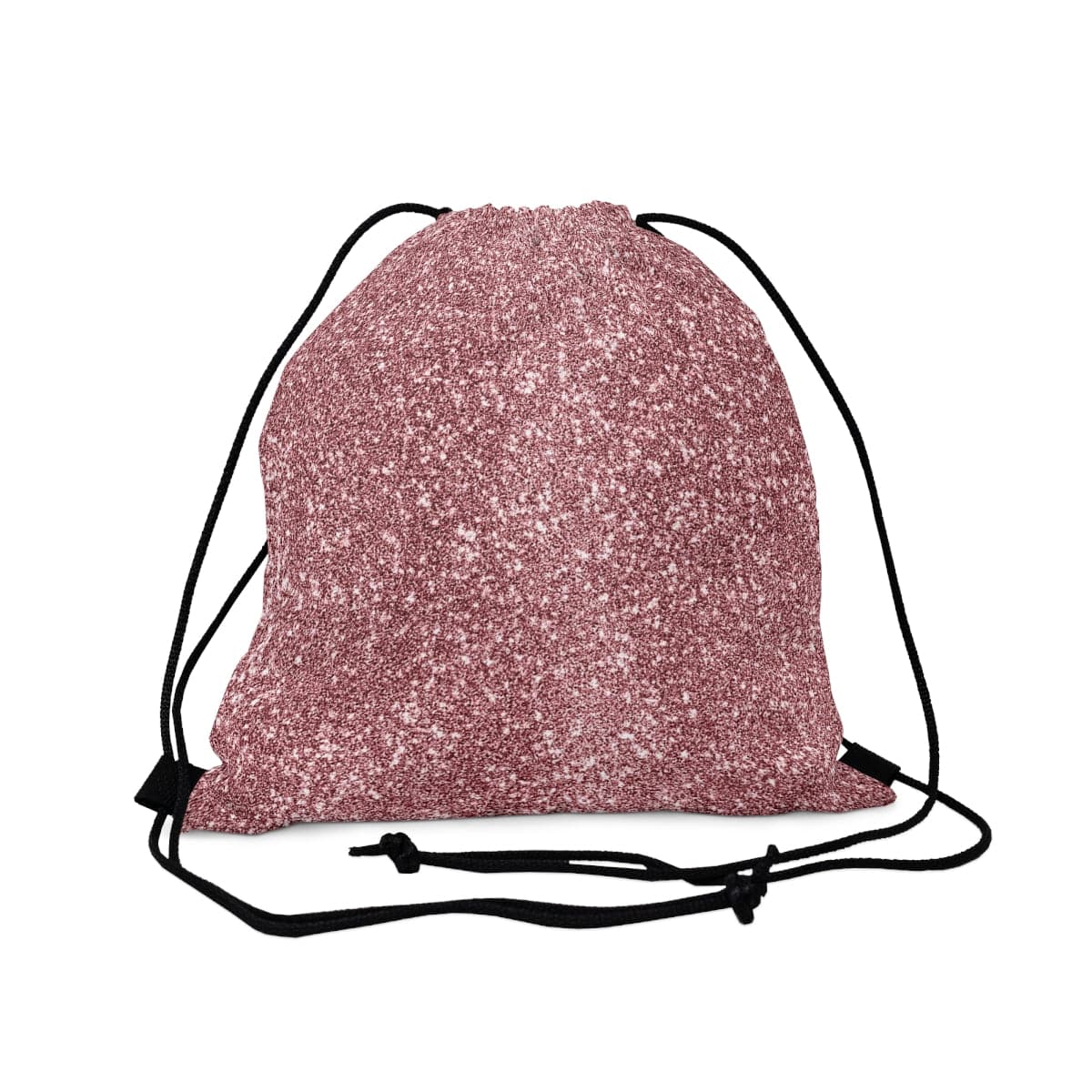 Pink Glitter Diamonds Drawstring Bag, Spacious Backpack, Soft Sturdy Drawstring Backpack, Fun Gift for Birthday Holidays or Back To School, Brand63