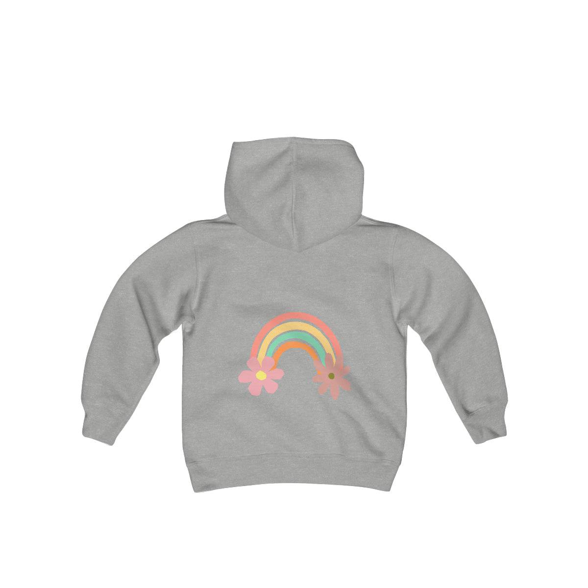 Rainbow-Wish Boho Kids Hoodie, Brand63