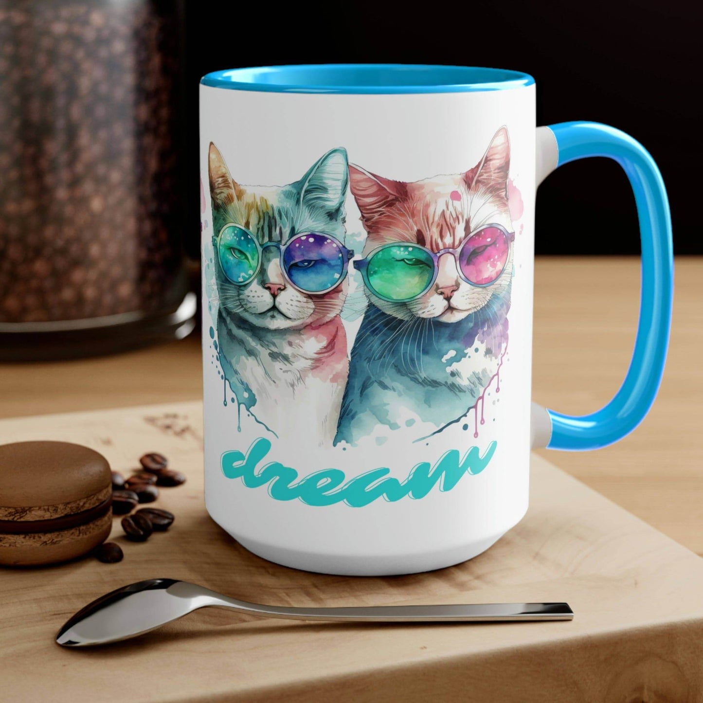 Retro Cats Coffee Mug, Brand63