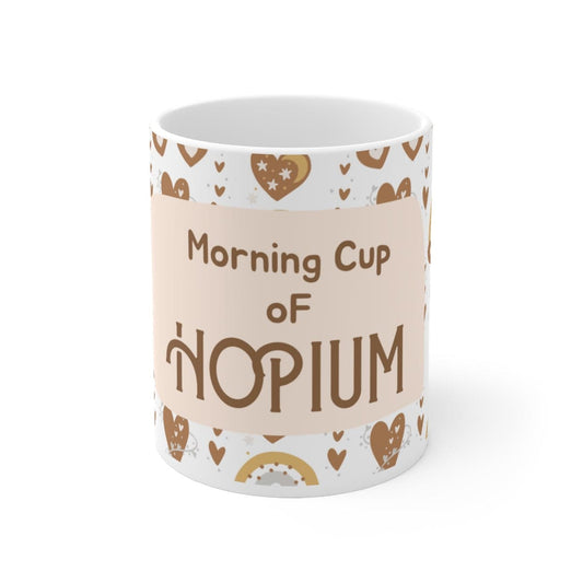 SALE Ceramic Mug - Hopium Mug, coffee, coffee lover, drinking cup, wedding gift, Christmas Gift, Holiday Gift, Birthday gift, Tea Time, Brand63