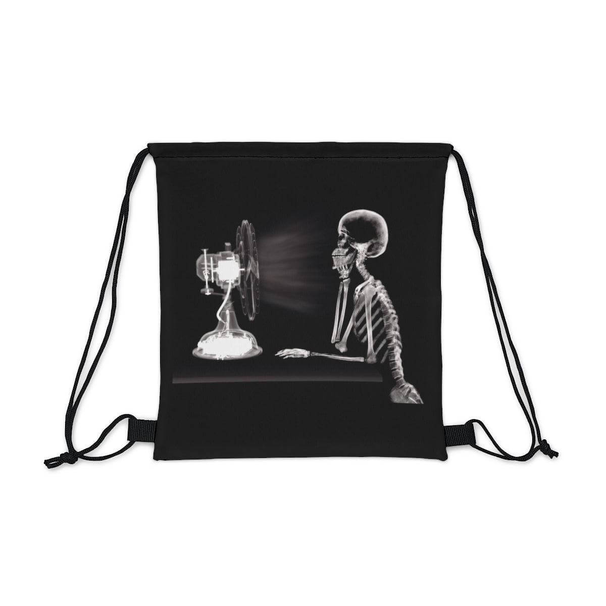 Skeleton Drawstring Bag, Spacious Bag, Practical Backpack, Soft Sturdy Drawstring Backpack, Fun Gift for Birthday Holidays or Back, Brand63