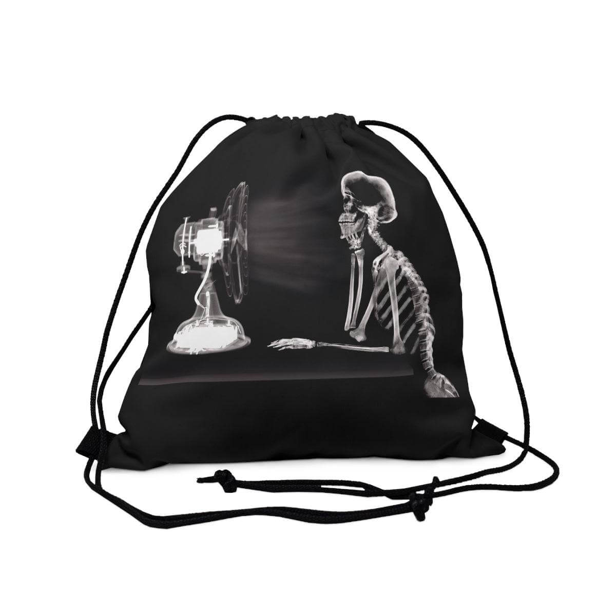 Skeleton Drawstring Bag, Spacious Bag, Practical Backpack, Soft Sturdy Drawstring Backpack, Fun Gift for Birthday Holidays or Back, Brand63