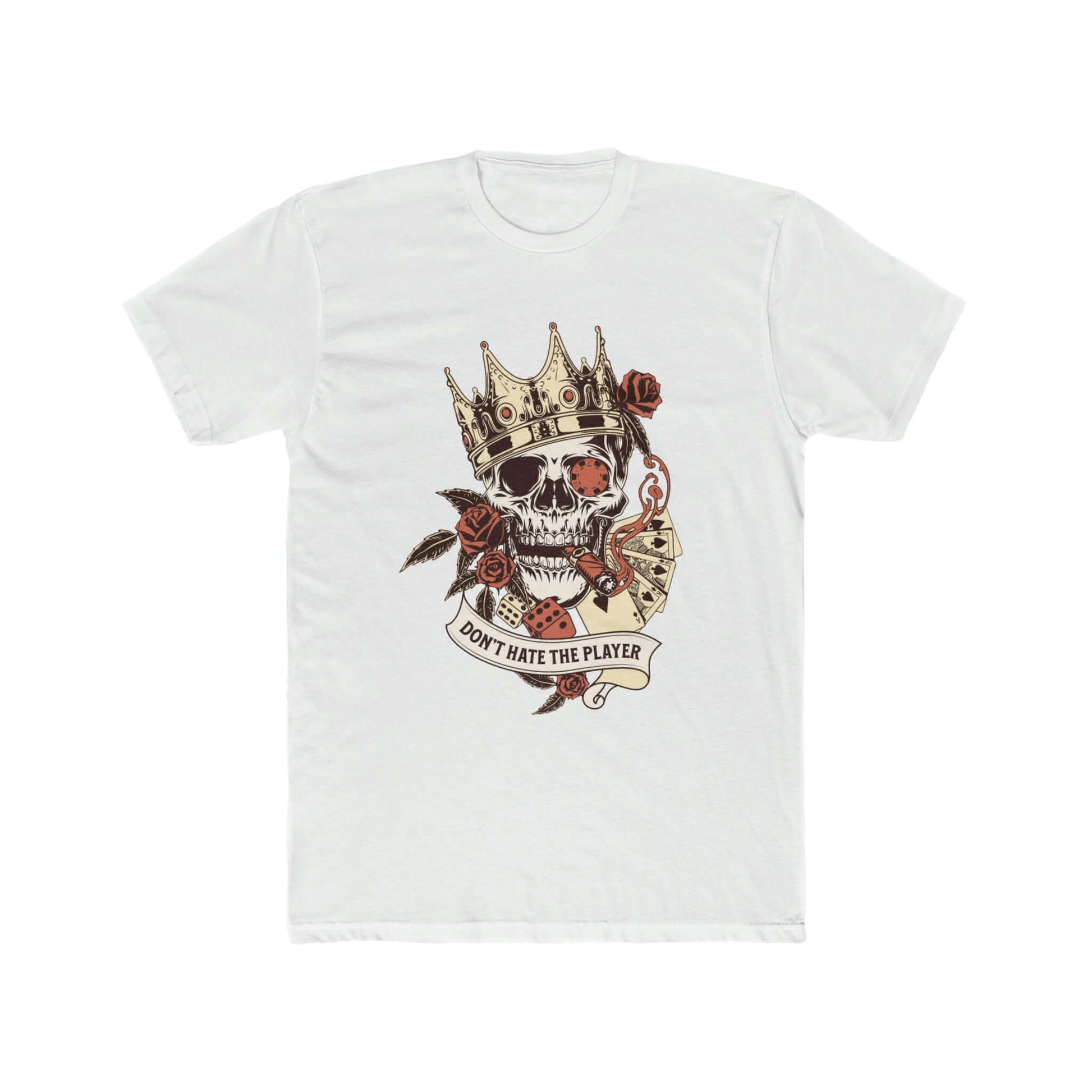 Skeleton-Player Men's Cotton Graphic Tee, Brand63