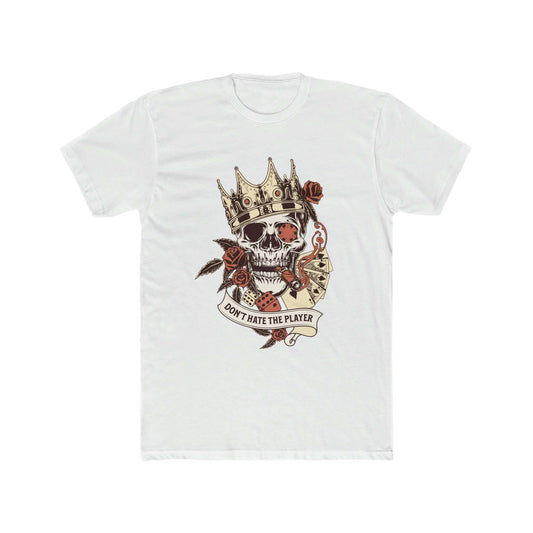 Skeleton-Player Men's Cotton Graphic Tee, Brand63