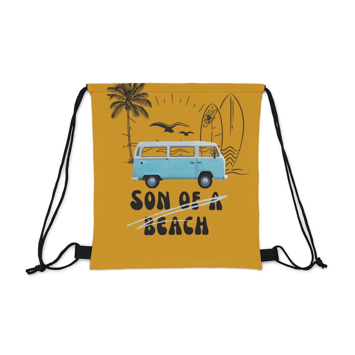 Son Of A Beach Drawstring Bag, Spacious Bag, Practical Backpack, Soft Sturdy Drawstring Backpack, Fun Gift for Birthday Holidays o, Brand63