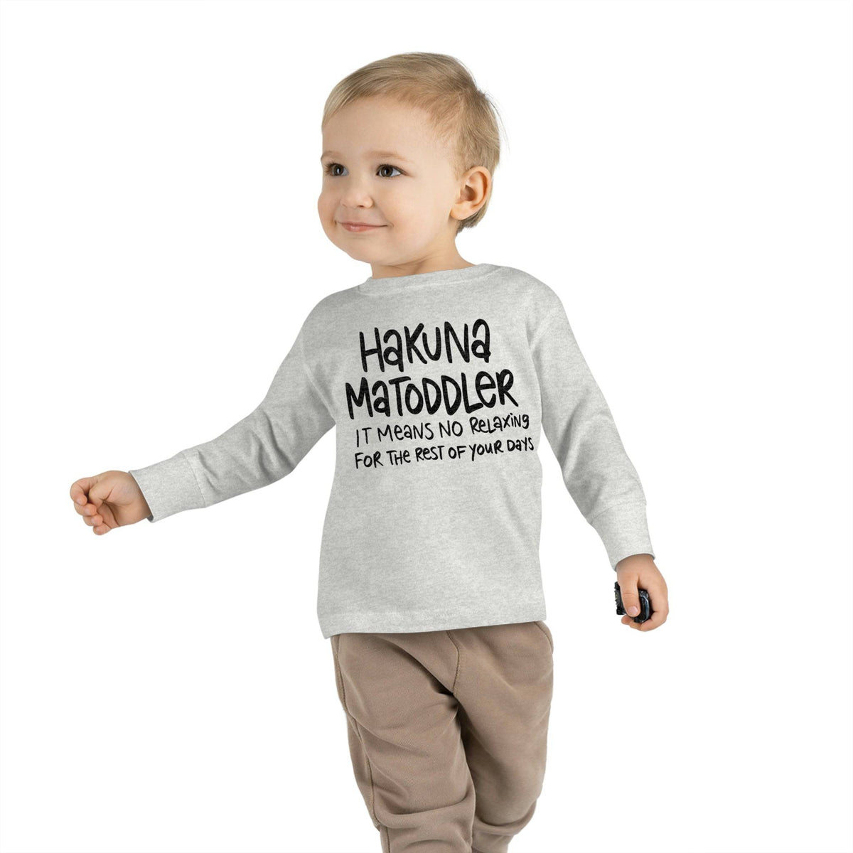 Toddler Life! Toddler Long Sleeve Tee, Hakuna MaToddler Shirt, Brand63