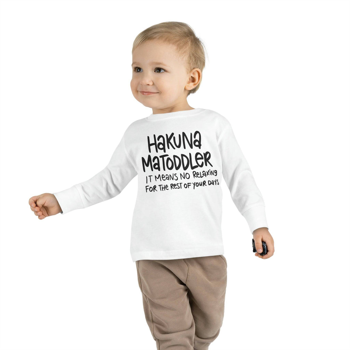 Toddler Life! Toddler Long Sleeve Tee, Hakuna MaToddler Shirt, Brand63